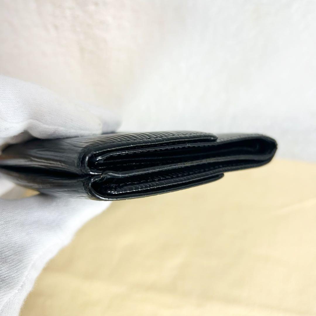 Louis Vuitton Epi Portefeuille Elise W Hook Folding Wallet