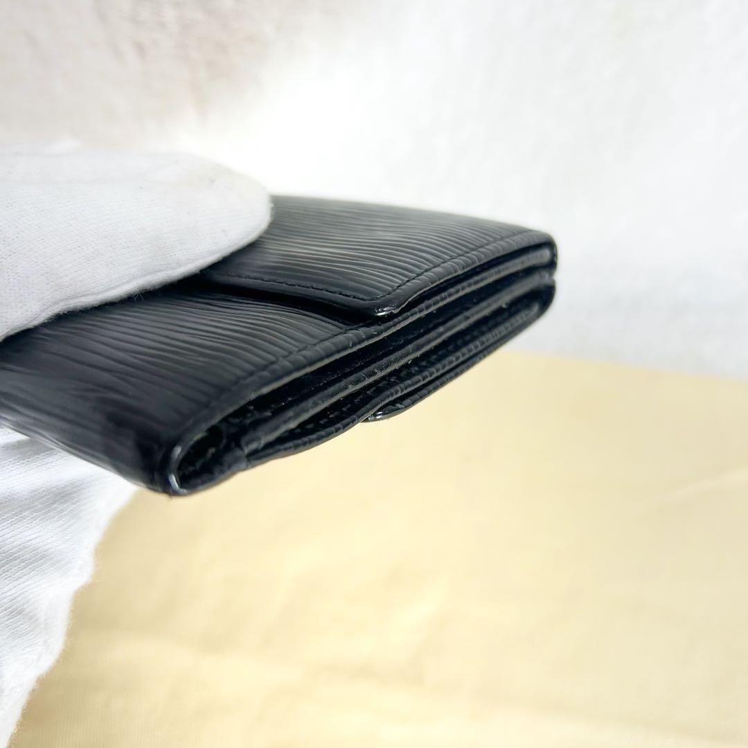 Louis Vuitton Epi Portefeuille Elise W Hook Folding Wallet