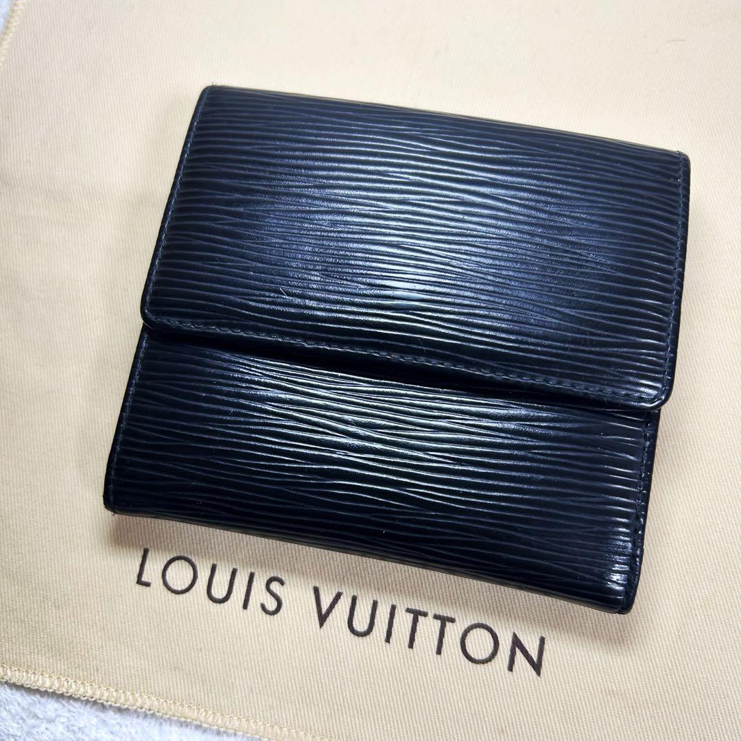 Louis Vuitton Epi Portefeuille Elise W Hook Folding Wallet