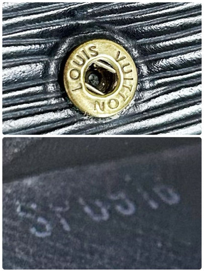 Louis Vuitton Epi Portefeuille Elise W Hook Folding Wallet