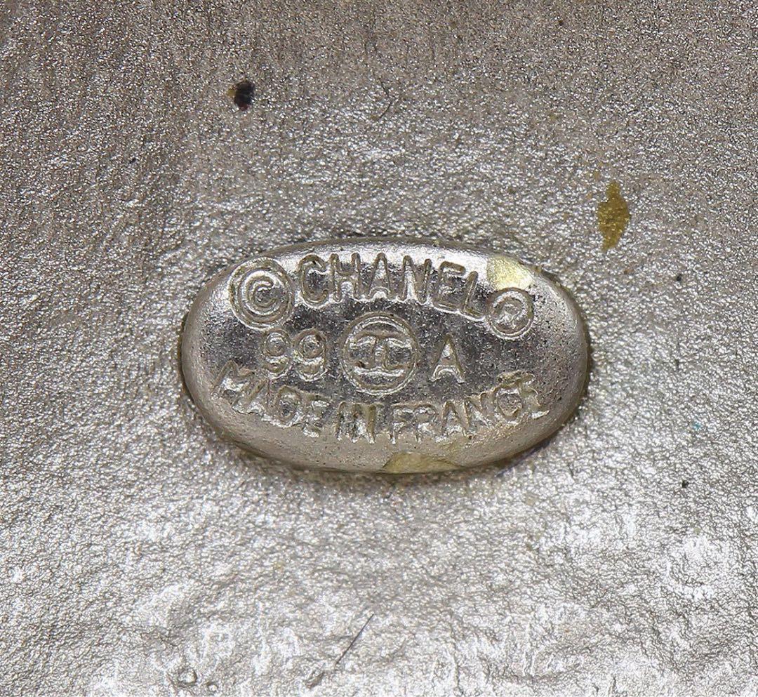 Ultra Chanel Coco Mark Round Earrings