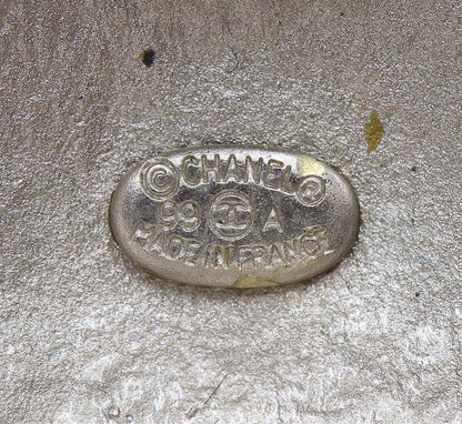 Ultra Chanel Coco Mark Round Earrings