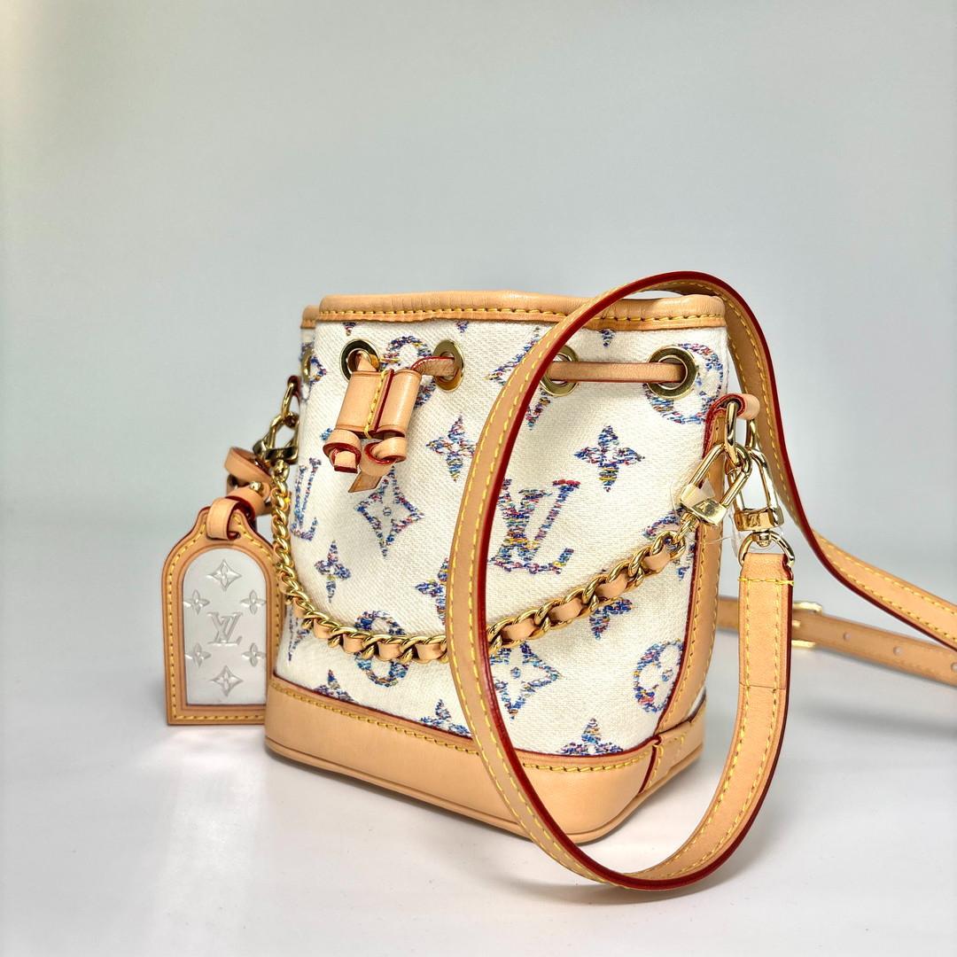 Louis Vuitton IC Monogram Jacquard Nano Noe Shoulder Bag — view 2