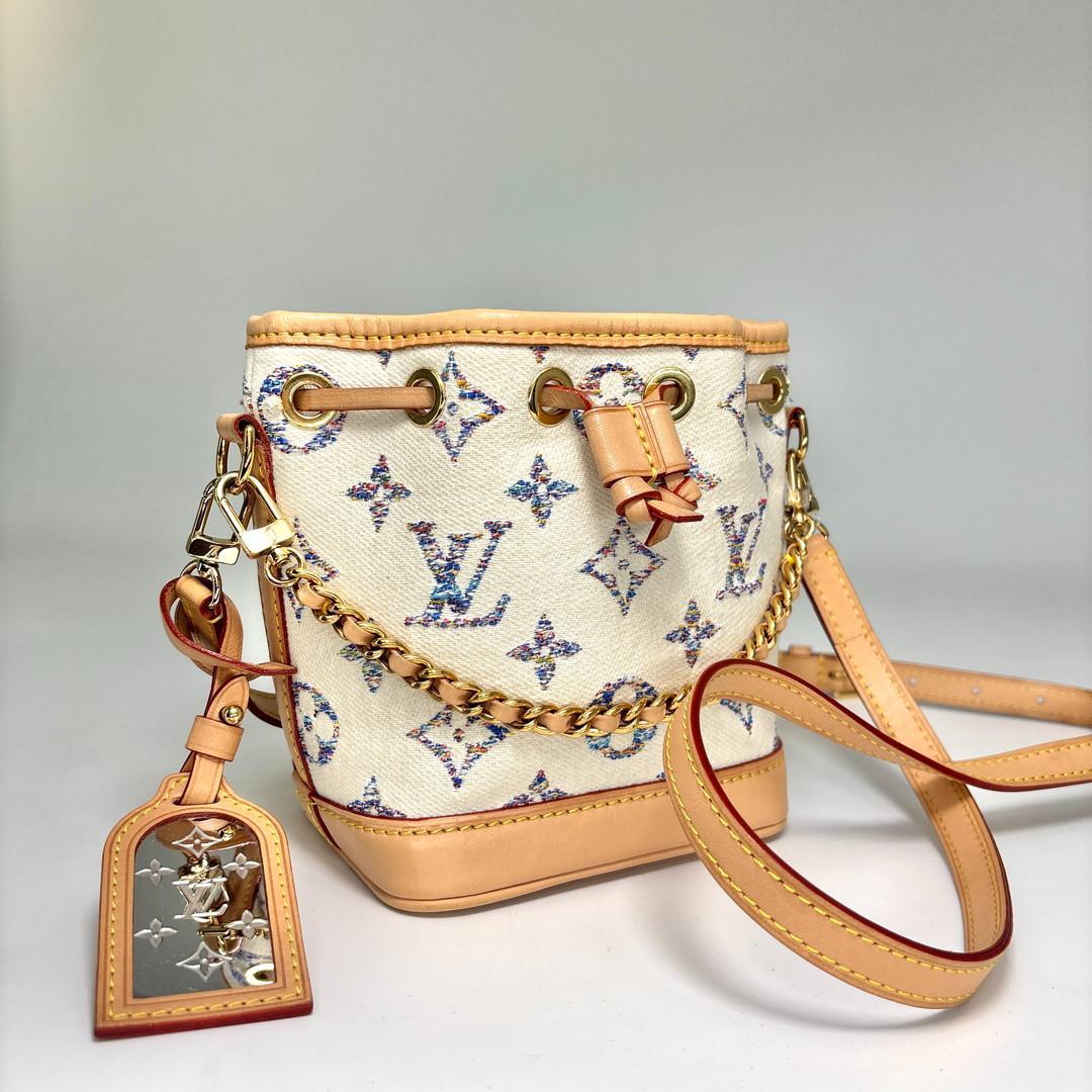 Louis Vuitton IC Monogram Jacquard Nano Noe Shoulder Bag — view 3