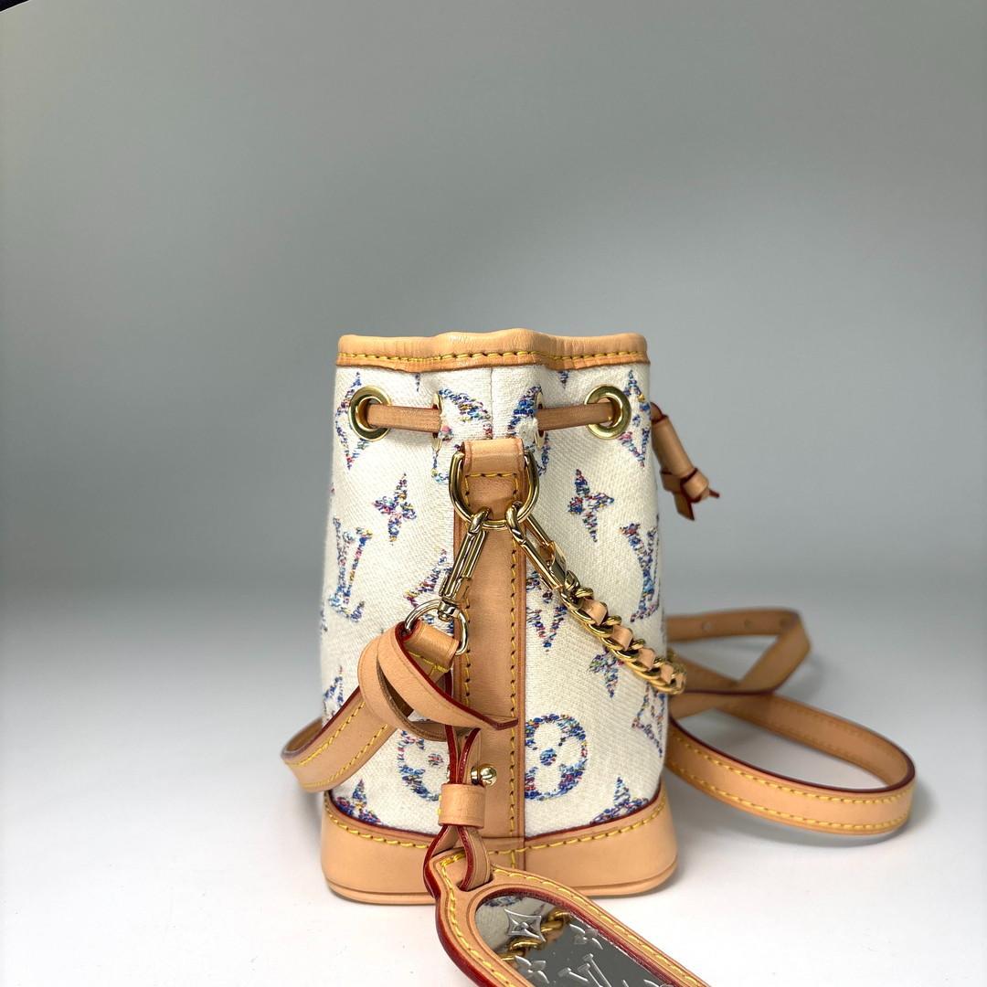 Louis Vuitton IC Monogram Jacquard Nano Noe Shoulder Bag — view 4