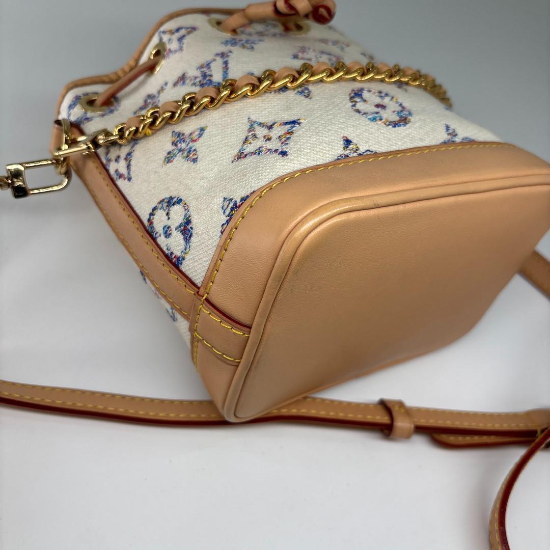Louis Vuitton IC Monogram Jacquard Nano Noe Shoulder Bag — view 7