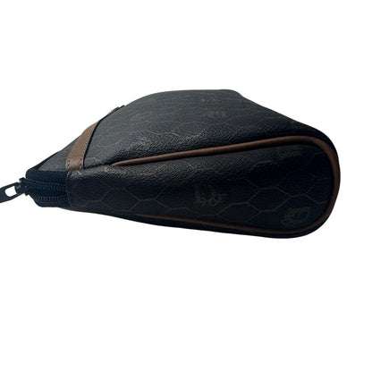 Dior Vintage Honeycomb Pattern Pouch Clutch — view 4