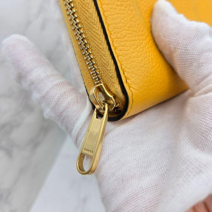 Gucci Wallet Yellow Leather — view 4