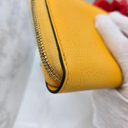Gucci Wallet Yellow Leather — view 6