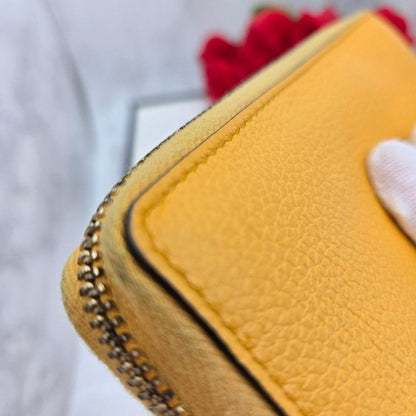 Gucci Wallet Yellow Leather — view 7
