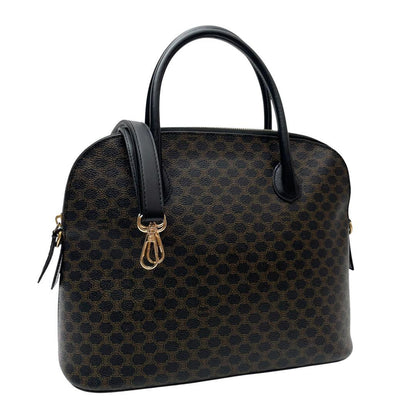 Celine Macadam Leather Triomphe 2-Way Bag