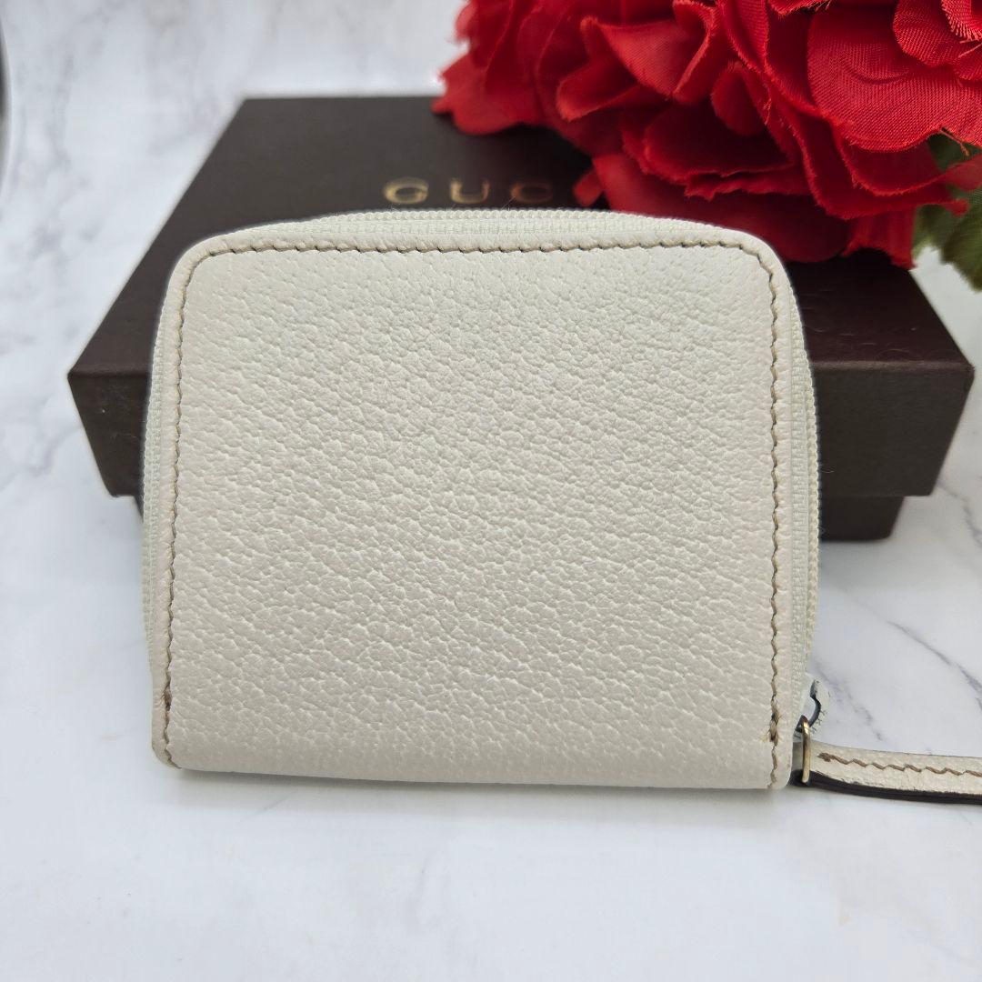 Gucci Coin Purse Wallet Flower Floral Pattern — view 2