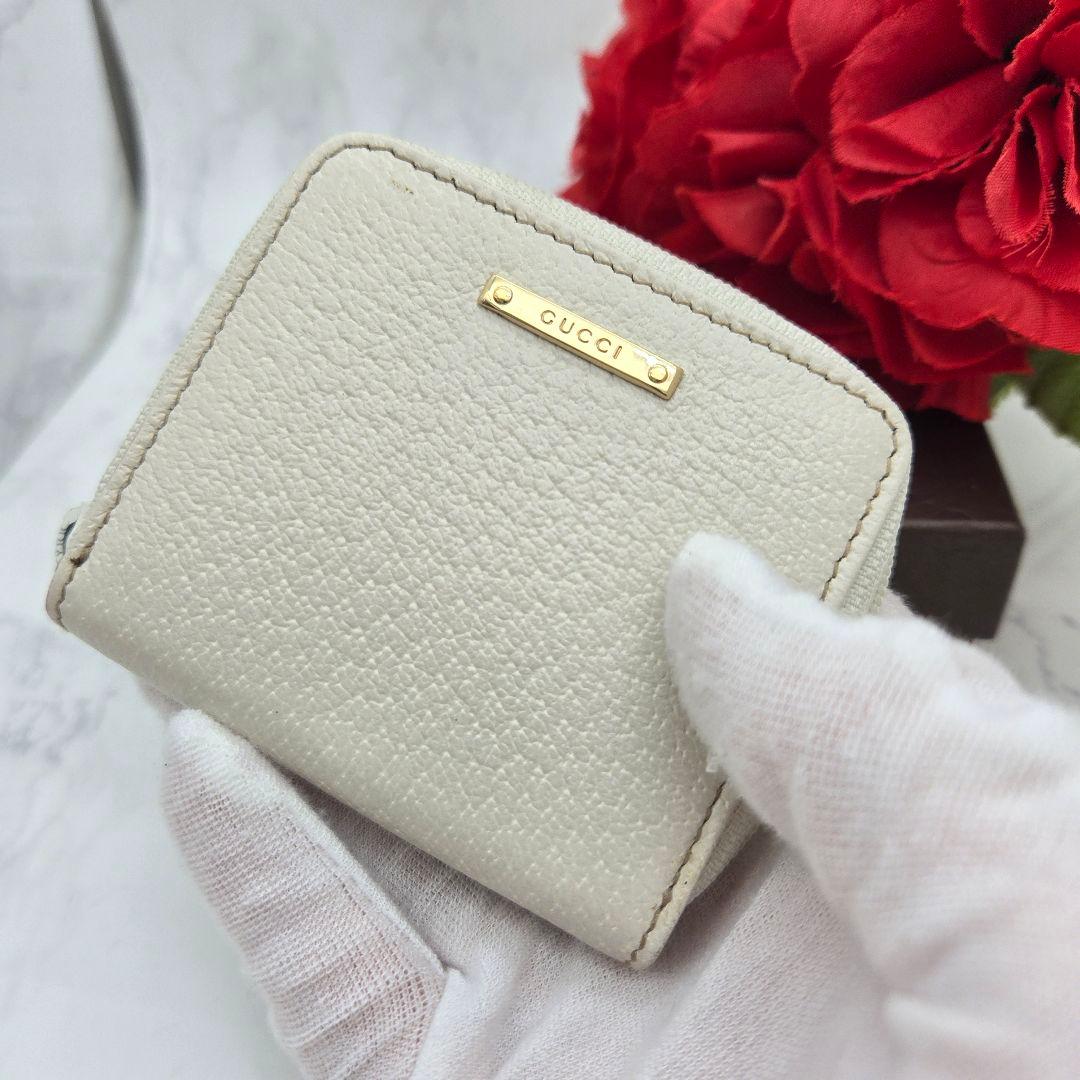 Gucci Coin Purse Wallet Flower Floral Pattern — view 3