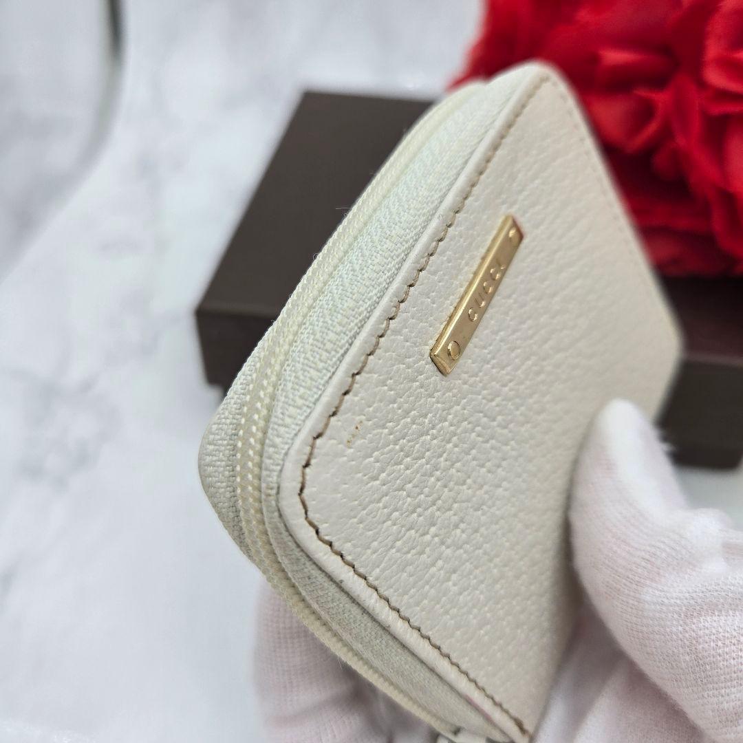 Gucci Coin Purse Wallet Flower Floral Pattern — view 5