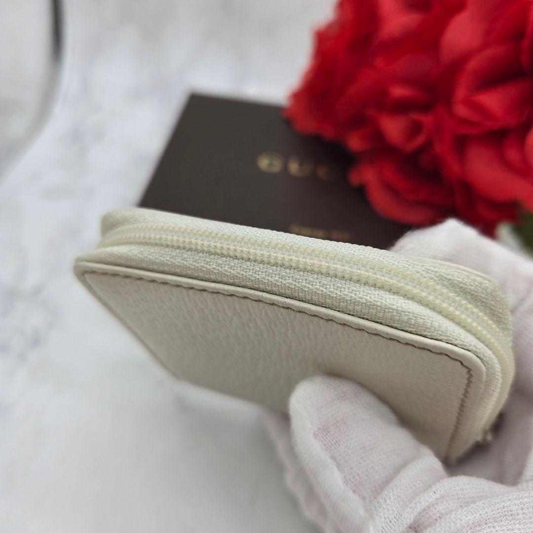 Gucci Coin Purse Wallet Flower Floral Pattern — view 9