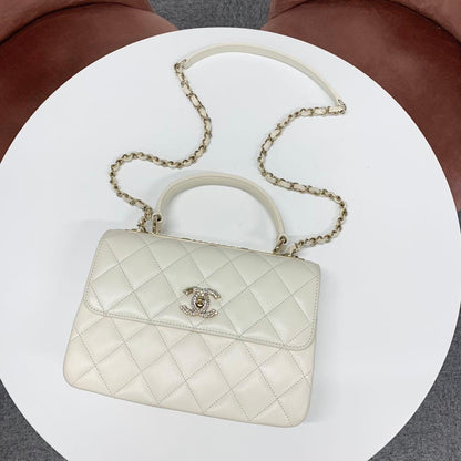Chanel Trendy Lambskin Rhinestone Shoulder Bag — view 5
