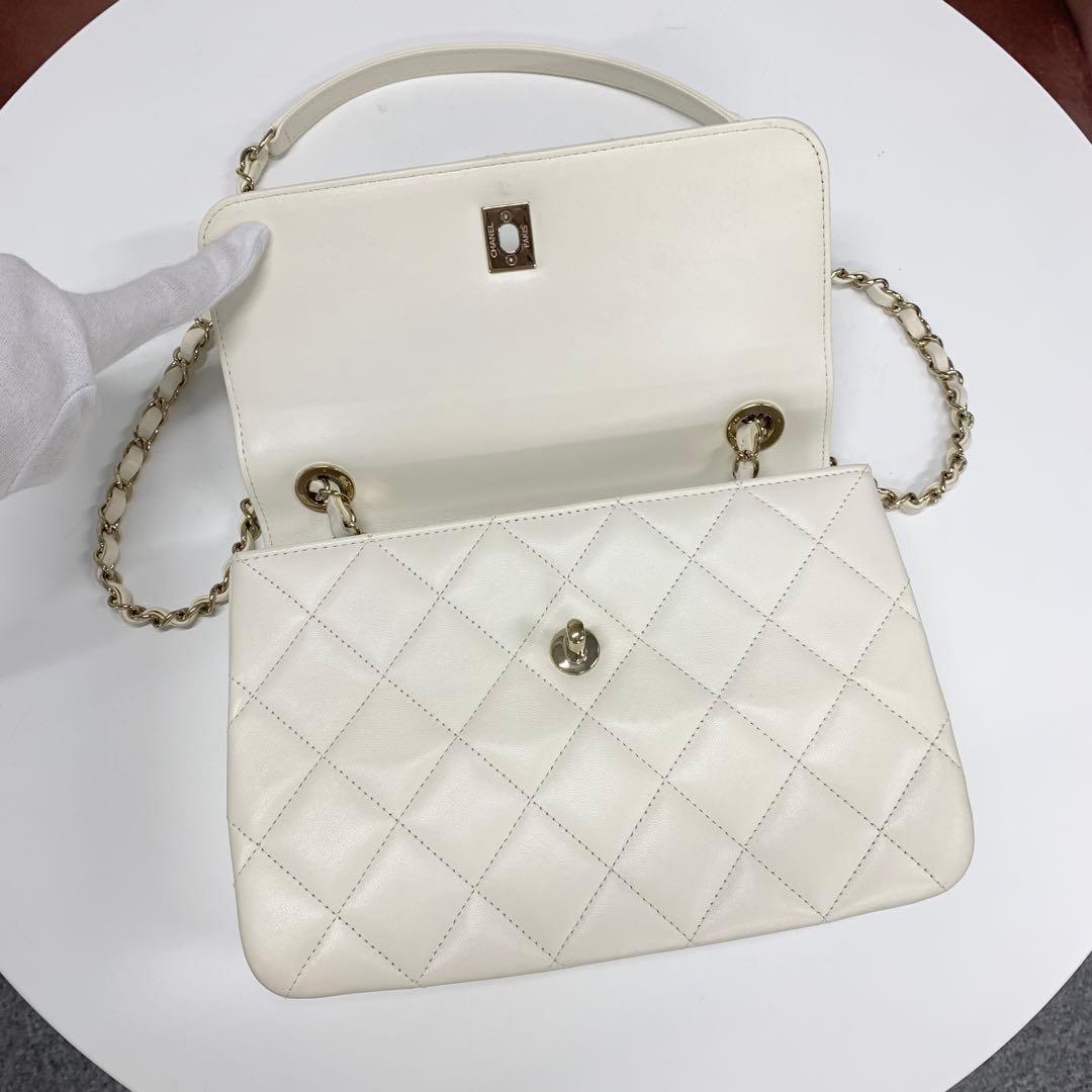 Chanel Trendy Lambskin Rhinestone Shoulder Bag — view 6