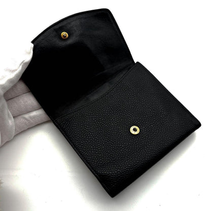 Chanel Wallet Jumbo CC Logo Caviar Snap Bifold — view 4