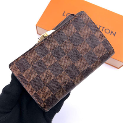 Louis Vuitton New Damier Portefeuille Viennois Bifold Wallet Brown — view 2