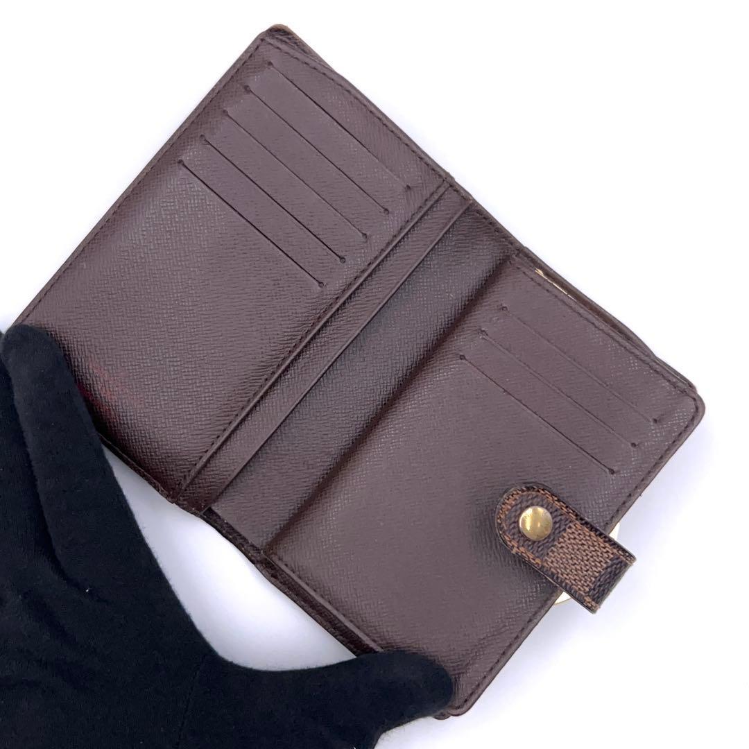 Louis Vuitton New Damier Portefeuille Viennois Bifold Wallet Brown — view 3
