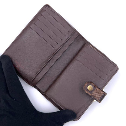 Louis Vuitton New Damier Portefeuille Viennois Bifold Wallet Brown — view 3