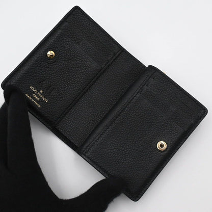 Louis Vuitton Empreinte Portefeuille Clair Bifold Wallet Black — view 3