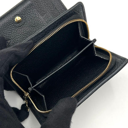 Louis Vuitton Empreinte Portefeuille Clair Bifold Wallet Black — view 5