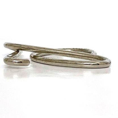 Loewe Key Ring Ec21965 Silver Anagram Metal