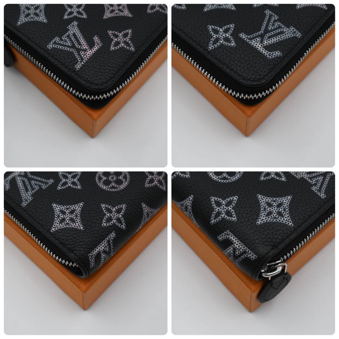 Louis Vuitton Mahina Zippy Wallet Flight Mode Black — view 7