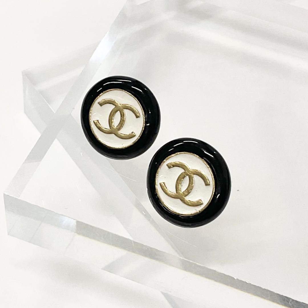 Chanel Earrings Cocomark Circle Gold