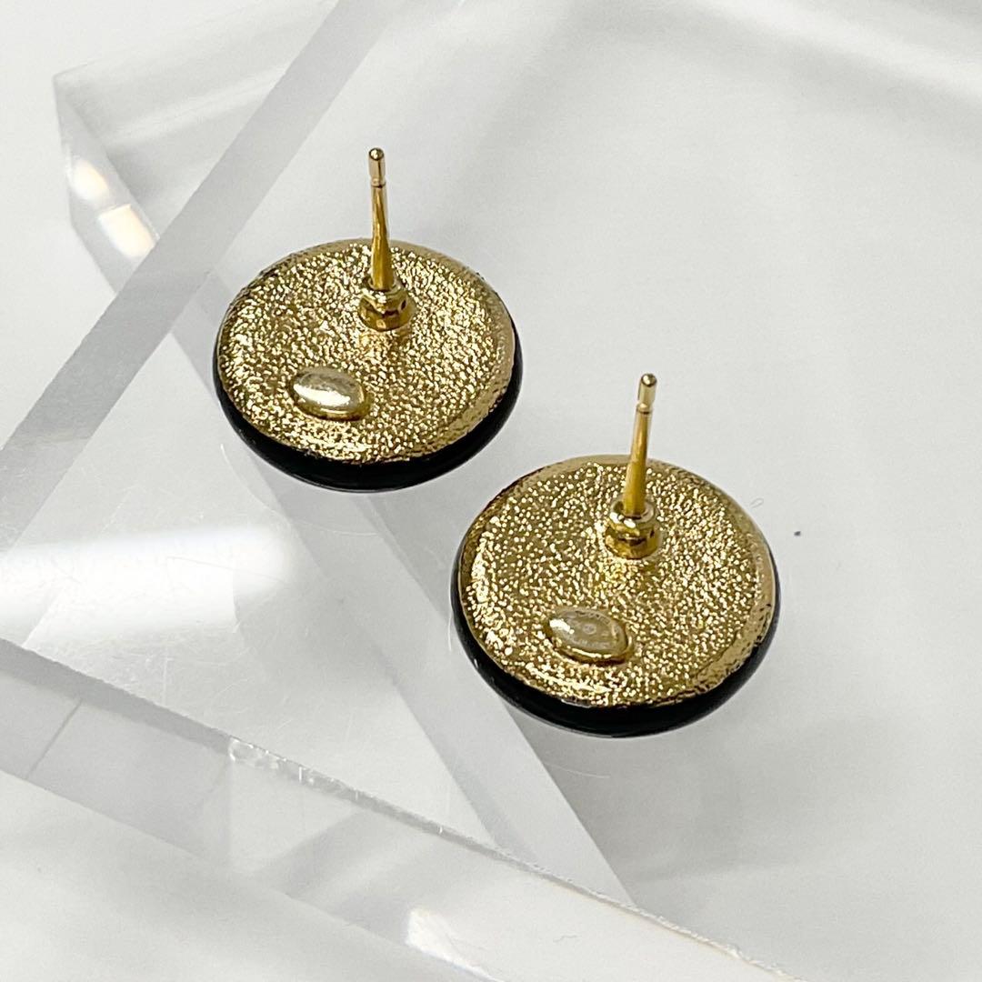 Chanel Earrings Cocomark Circle Gold