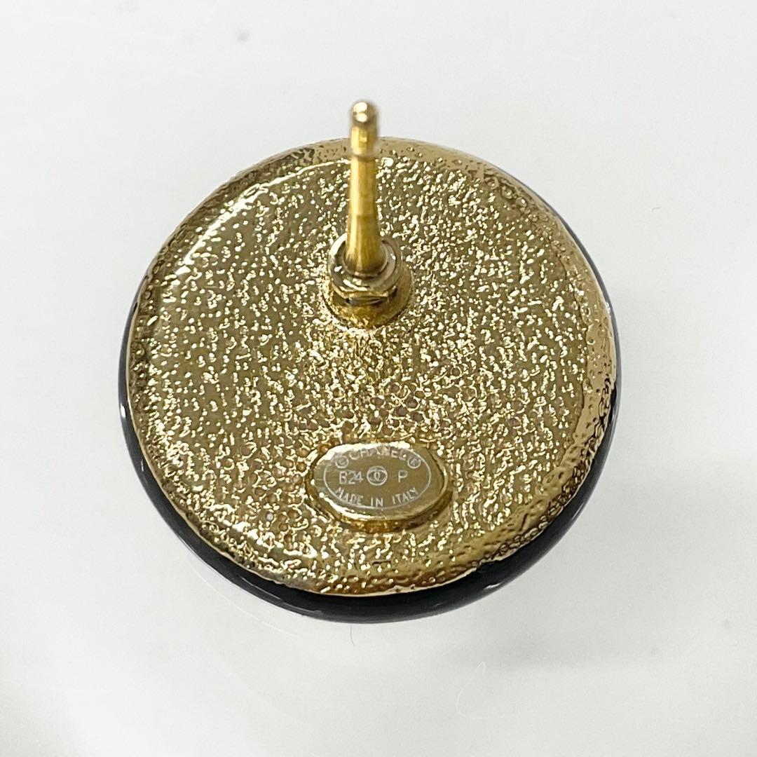 Chanel Earrings Cocomark Circle Gold