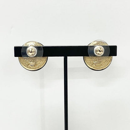 Chanel Earrings Cocomark Circle Gold