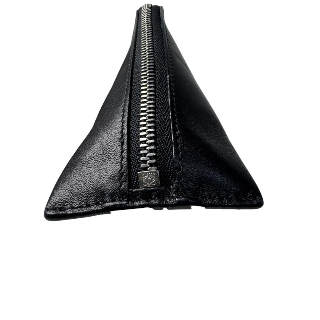 Loewe Anagram Triangle Coin Case Black — view 5
