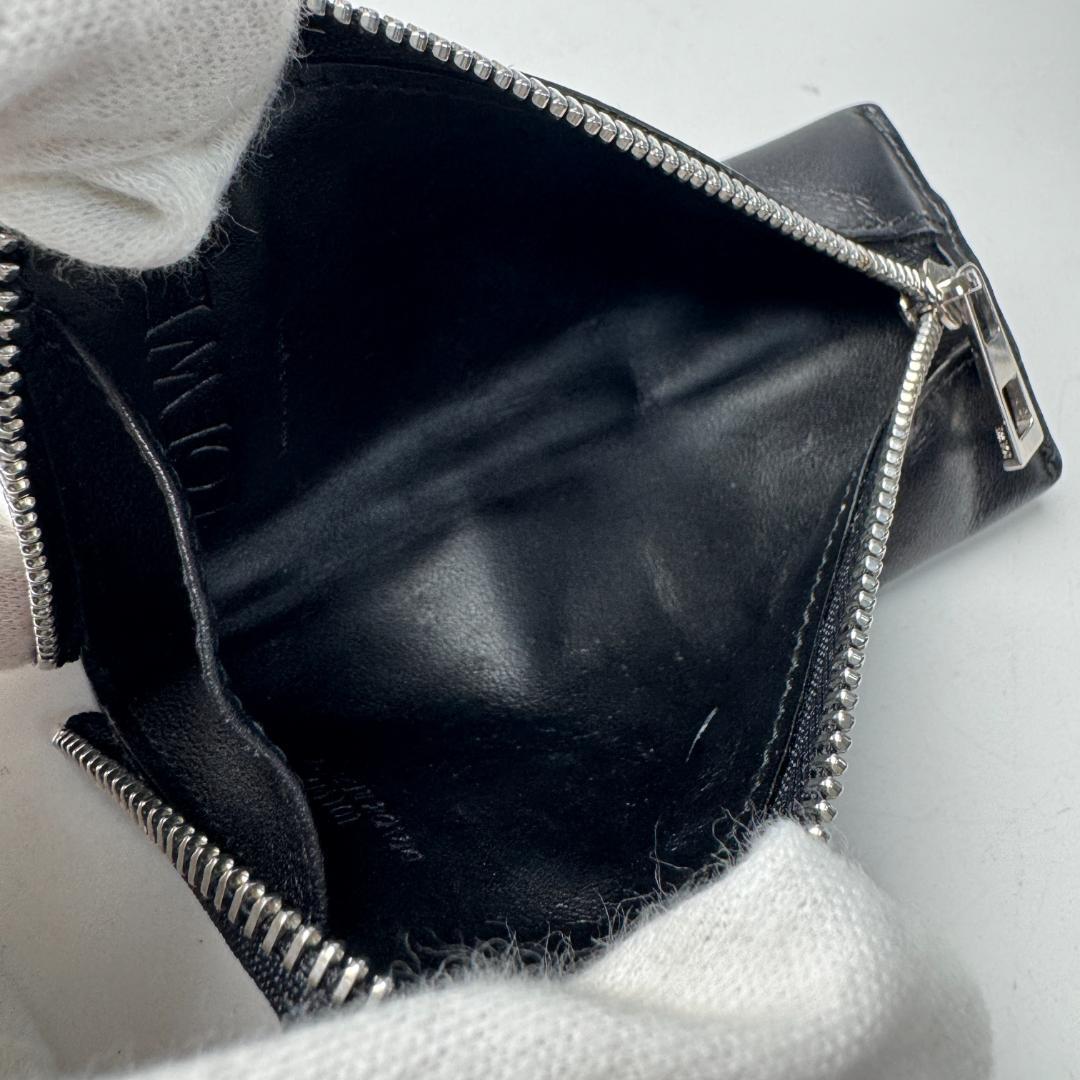 Loewe Anagram Triangle Coin Case Black — view 7