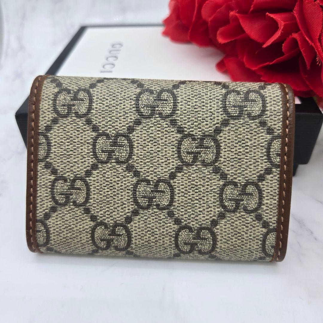 Gucci Key Case 6 Rows GG Horsebit Brown Key Holder — view 2