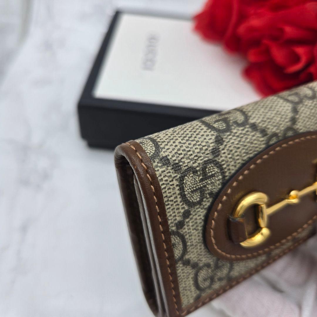 Gucci Key Case 6 Rows GG Horsebit Brown Key Holder — view 4