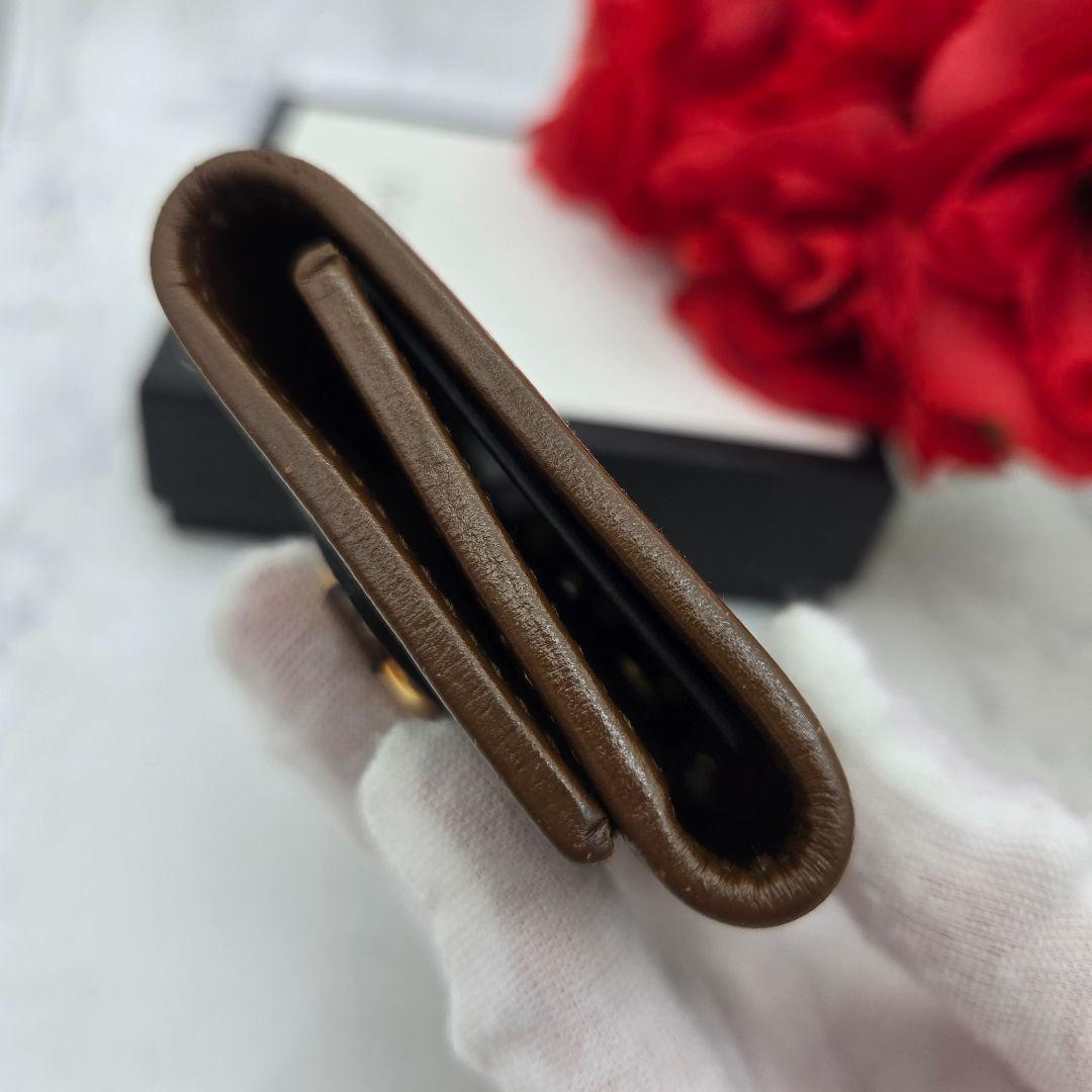 Gucci Key Case 6 Rows GG Horsebit Brown Key Holder — view 8