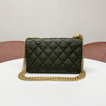 Chanel Quilted Mini Flap Bag Lambskin Chain Ring 2-Way — view 3