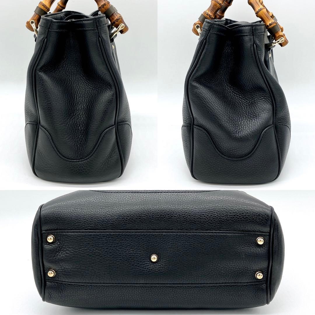 Gucci 2-way Bag Diana Bamboo Tote Bag Black