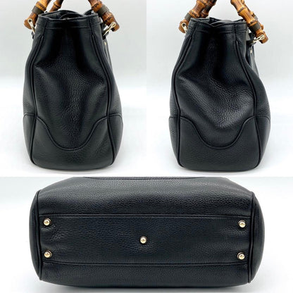 Gucci 2-way Bag Diana Bamboo Tote Bag Black