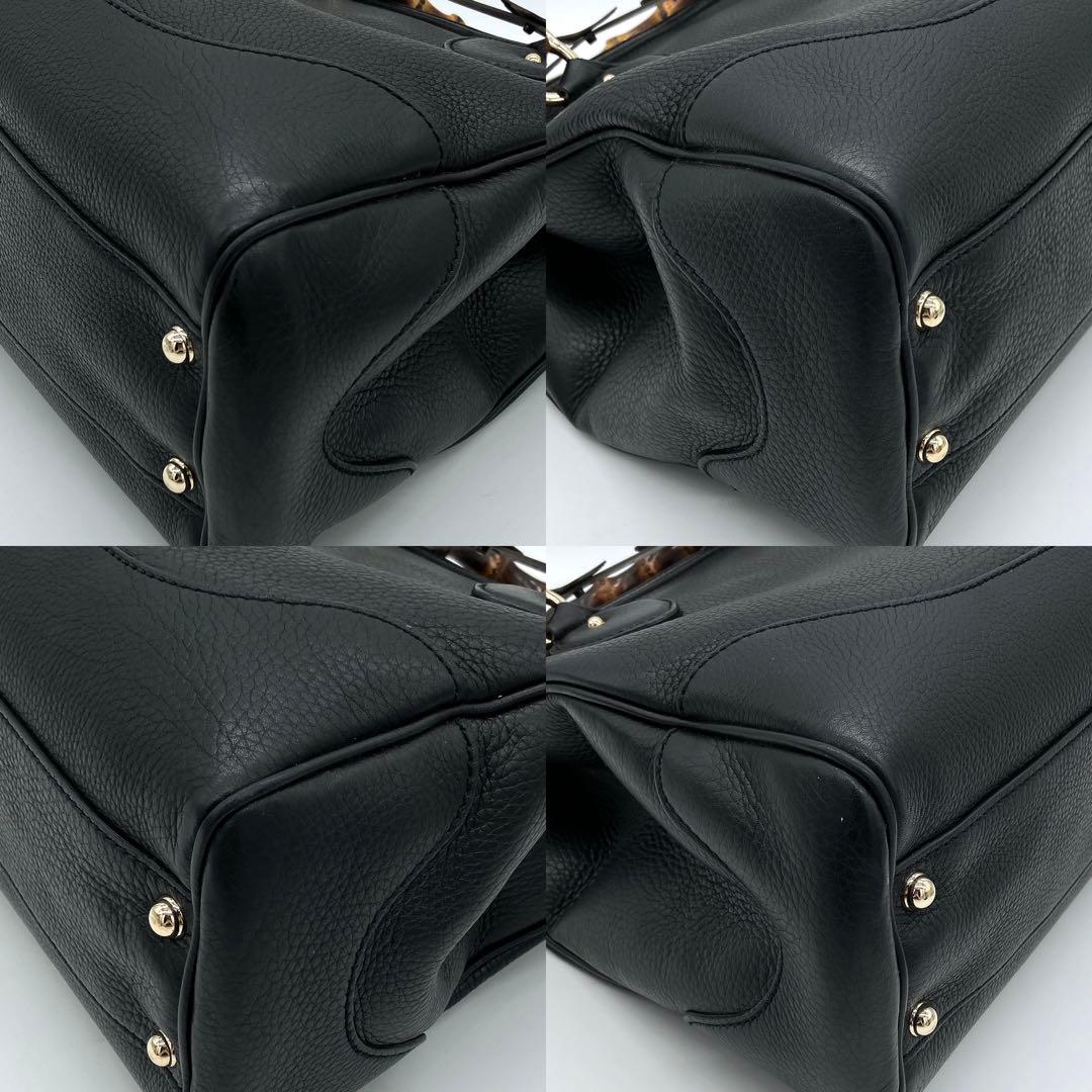 Gucci 2-way Bag Diana Bamboo Tote Bag Black