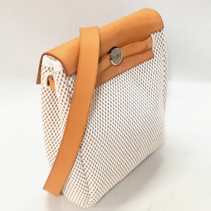 Hermes Herbag Tpm Shoulder Bag Beige