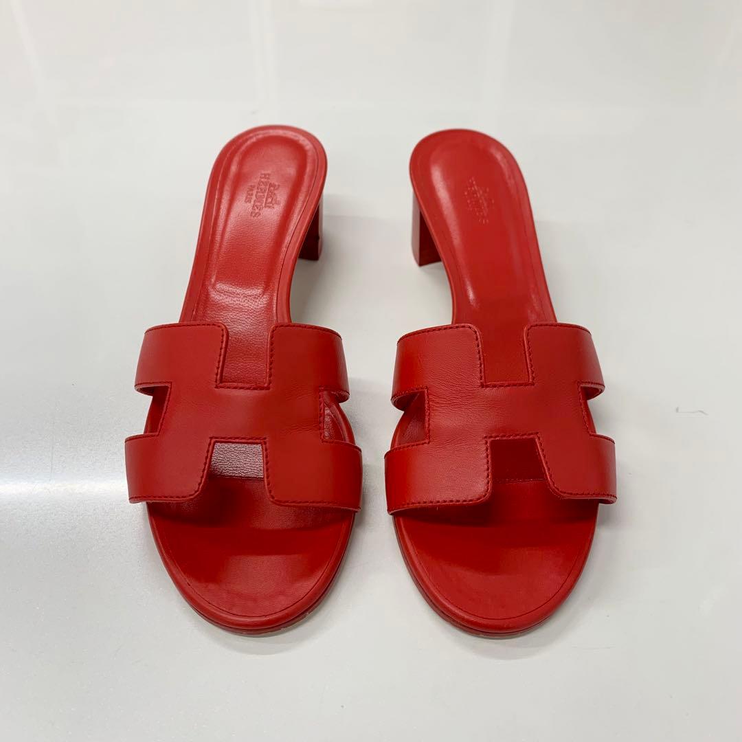 Hermes Oasis Leather Sandals — view 2