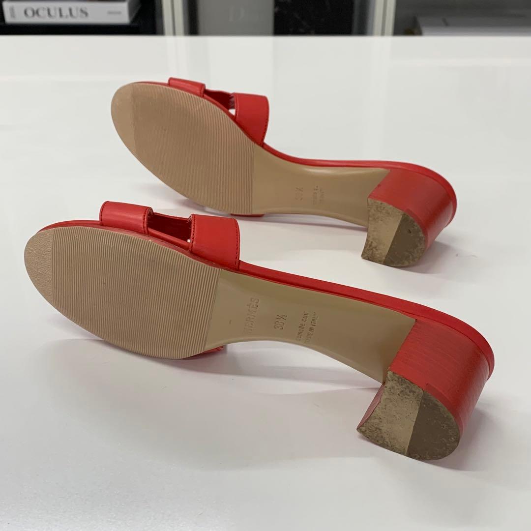 Hermes Oasis Leather Sandals — view 6