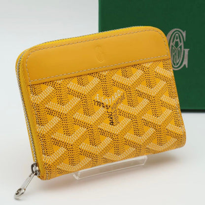Goyard Matignon PM Compact Wallet Yellow