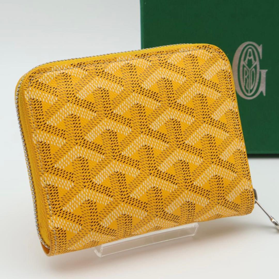 Goyard Matignon PM Compact Wallet Yellow — view 2