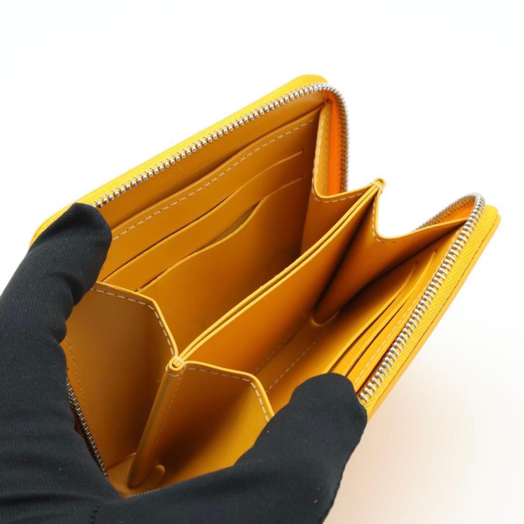 Goyard Matignon PM Compact Wallet Yellow — view 3