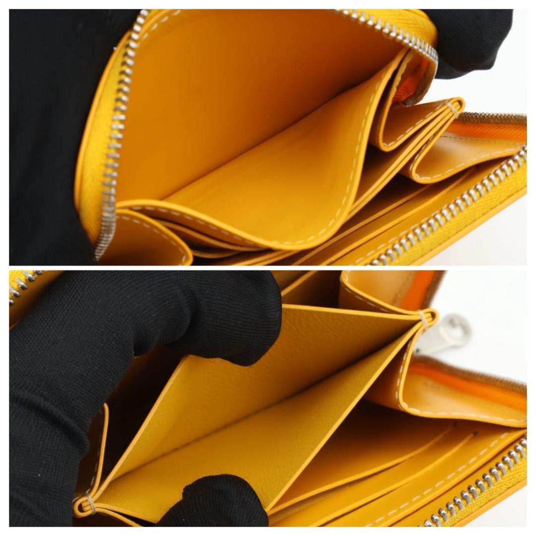Goyard Matignon PM Compact Wallet Yellow — view 5