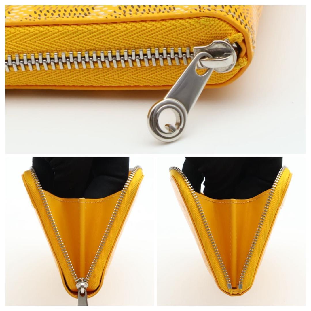 Goyard Matignon PM Compact Wallet Yellow — view 7